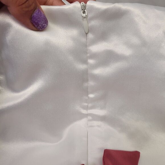 Beautees Girls Dress for Little Princess Fit Flare White/Pink Size 3T Pre-Own - Picture 8 of 12